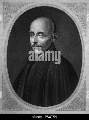 Ignacio de Loyola (1491-1556), religioso español, fundador de la Compañía de Jesús. Foto Stock