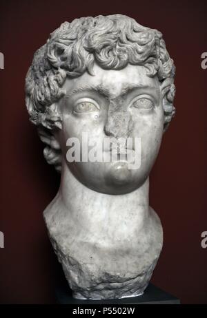 Caracalla (188- 217). Imperatore romano da 198 a 217. Busto. Ritratti di bambini. Il marmo. C. 203-204 d.c. Da Roma. La Carlsberg Glyptotek museo. Copenhagen. La Danimarca. Foto Stock