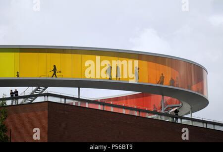 Arthus. La Danimarca. Il ARoS Aarhus Kunstmuseum (museo d'arte). Foto Stock