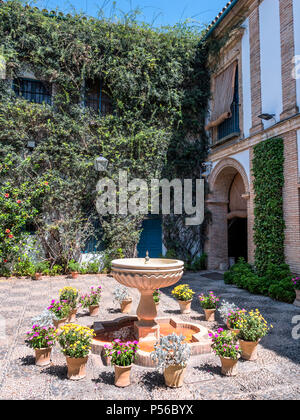 Il palazzo di Viana's Marchesi è un palazzo - museo della città, in precedenza noto come Palazzo di griglie di Don Gome, Cordoba, Spagna Foto Stock