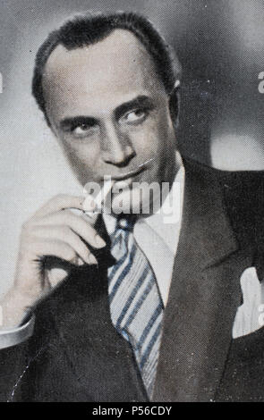 Hans Walter Conrad Veidt (22 gennaio 1893 â€" 3 Aprile 1943) era un attore tedesco, digitale migliorata la riproduzione di un immagine storica Foto Stock