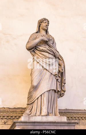 Statua Sabine donna nella Loggia dei Lanzi a Firenze, Italia Foto Stock