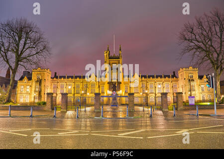 Queen's University di Belfast, Edificio Lanyon Foto Stock