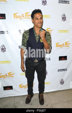 'Furia del pugno e del vello d'Oro" Premiere si è tenuto presso il Laemmles's Music Hall 3 di Beverly Hills, la California offre: Taimak dove: Los Angeles, California, Stati Uniti quando: 24 maggio 2018 Credit: Sheri Determan/WENN.com Foto Stock