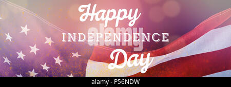 Immagine composita del giorno di indipendenza graphic Foto Stock
