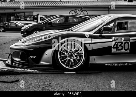 Una Ferrari F430 GT3 racing car Foto Stock