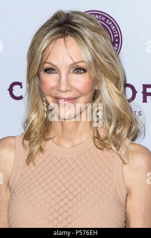 ***FILE FOTO*** HEATHER LOCKER bloccato per attaccare la COP HOLLYWOOD, CA - 11 aprile: Heather Locklear arriva al 'Scary Movie V' Los Angeles Premiere detenute a ArcLight Hollywood di Aprile 11, 2013 in Hollywood, la California. Credito: MediaPunch Inc. Foto Stock