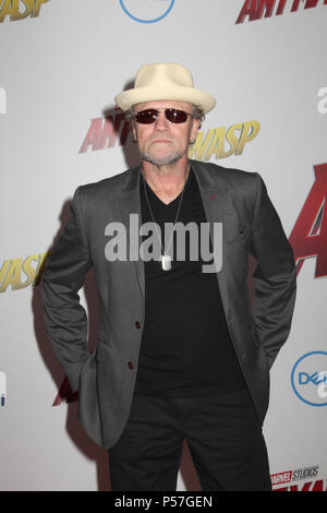 Michael Rooker 25/06/2018 La prima mondiale di "Ant-Man e Wasp" tenutasi a Hollywood, CA Foto: Cronos/Hollywood News Foto Stock