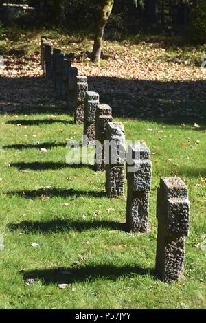 Cimitero di soldati sconosciuti in Oderbrück nel Harz Foto Stock