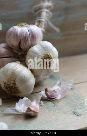 Spicchi d'aglio Foto Stock