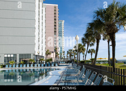 Skyline Hotel a Myrtle Beach SC USA Foto Stock