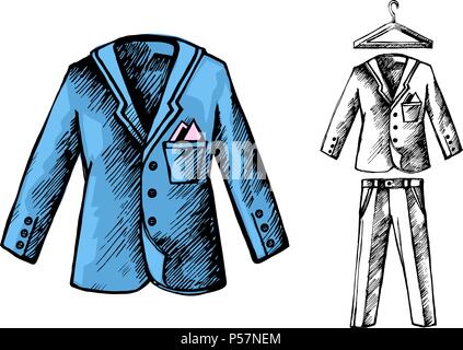 L'uomo business suit Illustrazione Vettoriale