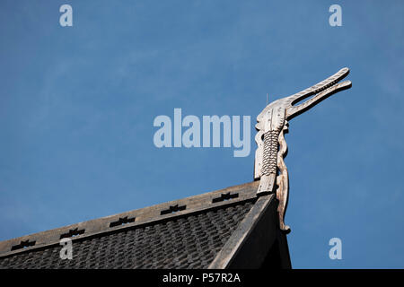 Chiesa Storica a Lillehammer, Norvegia. Foto Stock