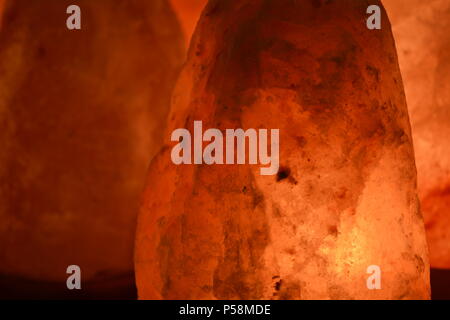 Himalayan sale rosa Rock lampada Close-Up Foto Stock