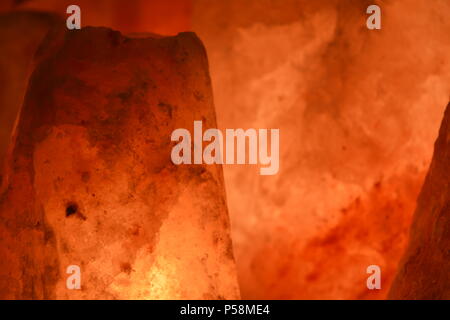 Himalayan sale rosa Rock lampada Close-Up Foto Stock