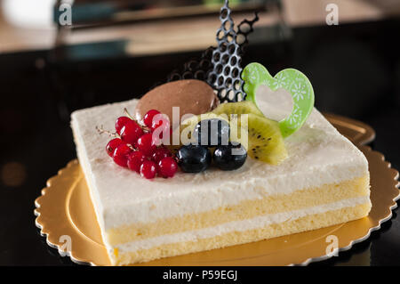 Torta di yogurt Foto Stock