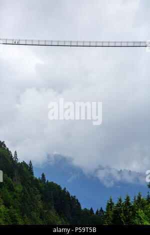 Ponte di sospensione Highline 179 a Reutte, Austria Foto Stock