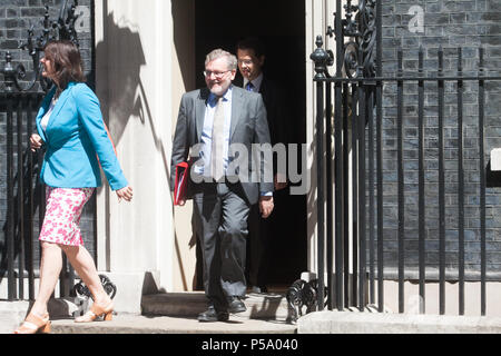 Londra. Il 26 giugno 2018. Il segretario di Stato per la Scozia David Mundell MP lascia Downing Street dopo il settimanale riunione del gabinetto Credito: amer ghazzal/Alamy Live News Foto Stock