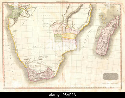 1818 Pinkerton Cartina del Sud Africa ( Congo, Monomotapa, Cape Colony ) - Geographicus - SouthernAfrica-pinkerton-1818. Foto Stock