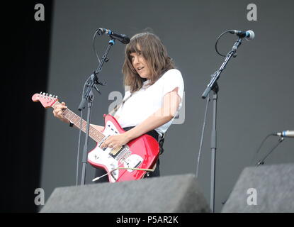 BBC Radio 1's il più grande Weekend: Belfast - Giorno 1 dotata di: Courtney Barnet dove: Belfast N Ireland, Regno Unito quando: 25 maggio 2018 Credit: WENN.com Foto Stock