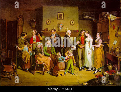 1820-Country-Wedding-John-Lewis-Krimmel. Foto Stock