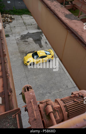 Porsche Cayman GT 4, 2016 Foto Stock