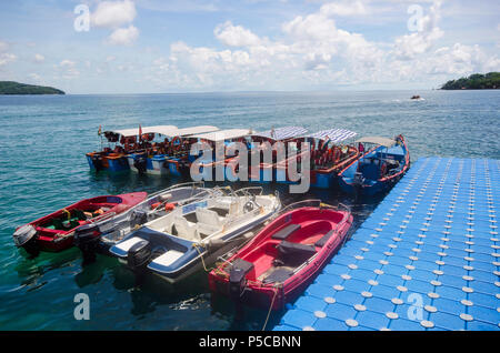 Jetty Port Blair, Andaman e Nicobar, India Foto Stock