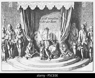 N/A. Scheda. XLVII. Wirkungen der religione. b) Ein weiser Gebrauch der Macht un einem Regenten. Beschreibung (lt. Quelle) . 1774. Daniel Chodowiecki (1726-1801) nomi alternativi Daniel Nikolaus Chodowiecki Descrizione German-Polish pittore e incisore Data di nascita e morte 16 Ottobre 1726 7 febbraio 1801 Luogo di nascita e morte Gdask Berlino posizione di lavoro autorità di Berlino controllo : Q696720 VIAF:59092320 ISNI:0000 0001 2134 8231 ULAN:500014861 LCCN:N50038187 NLA:36058735 WorldCat 340 Chodowiecki Basedow Tafel 47 b Foto Stock