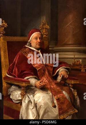N/A. Inglese: Anton Raphael Mengs (1728-1779) - Ritratto di papa Clemente XIII (1758) - Bologna Pinacoteca Nazionale Nederlands: Anton Raphael Mengs (1728-1779) - Portret van paus Clemens XIII (1758) - Bologna Pinacoteca Nazionale . 1758. Anton Raphael Mengs (1728-1779) nomi alternativi descrizione Mengs pittore tedesco e storico dell arte neoclassica Data di nascita e morte 22 Marzo 1728 29 Giugno 1779 Luogo di nascita e morte Ústí nad Labem, Boemia Roma periodo di lavoro 1749-1779 sede di lavoro Roma, Madrid (1761-1769), Autorità di Dresda controllo : Q76718 VIAF: 54179382 ISNI: 0000 0001 0857 Foto Stock