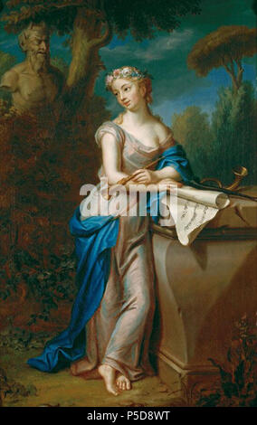 Deutsch: Euterpe (Muse der lyrischen Dichtung) 1775. Funck77 25 Handmann, Euterpe Foto Stock