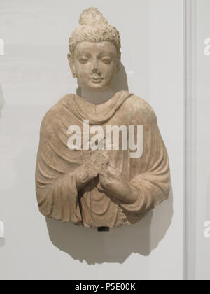 248 Buddha. Hadda. Il Tapa kalan. Il Musée des Arts asiatiques Guimet Foto Stock