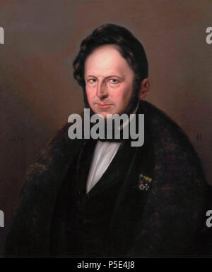 N/A. Inglese: Albert Otto Ernst Graaf van Limburg Stirum olio su tela 74 × 61,5 cm firmato c.r.: VA. inscritto c.l.: 1858 . 1858. N/A 74 Albert Otto Ernst Graaf van Limburg Stirum, da Cornelis Hendrik van Amerom Foto Stock