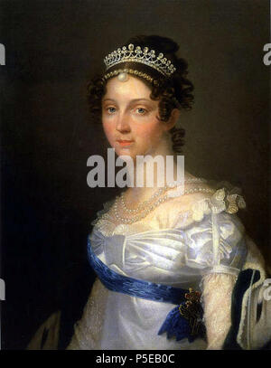 N/A. Inglese: Tsarin della Russia, Elizabeth Alexeievna. Pavlovsk 中文: 伊丽莎白.阿列克谢耶夫娜 . 1800s. Anonimo 505 Elizaveta Alexeevna da anonimo (19 c., Pavlovsk museo) Foto Stock