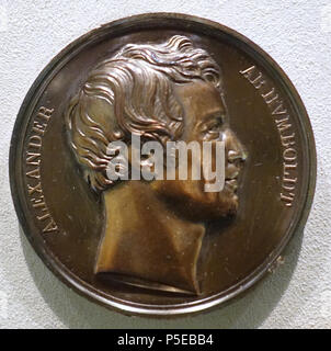 N/A. Inglese: presentano nell'Bode-Museum, Berlino, Germania. Questo lavoro è in quanto l'artista morì più di cento anni fa. La fotografia è stata ammessa nel museo senza restrizione. 12 novembre 2014, 09:50:52. Daderot 82 Alexander von Humboldt da Henri Francois Brandt, 1828 - Bode-Museum - DSC02834 Foto Stock