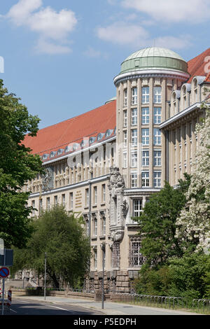 Biblioteca nazionale tedesca, costruito 1914, Lipsia, Sassonia, Germania Foto Stock