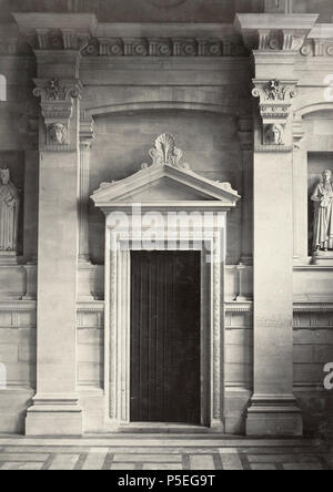 327 Charles Marville, Palais de Justice 1, ca. 1850-70 Foto Stock