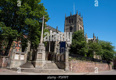 La Chiesa di Santa Maria Vergine nel centro citta' di Nottingham, Nottinghamshire REGNO UNITO Inghilterra Foto Stock