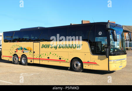Don di Dunmow, pullman, autobus, trasporto, England, Regno Unito Foto Stock