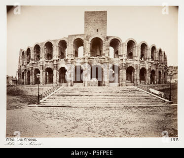 Inv.nr:LXVI:K.C.137. 93 Amfiteater, Les Arènes, Arles - Hallwylska museet - 107229 Foto Stock