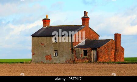 Agriturismo abbandonati in Wigan Greater Manchester Lancashire Foto Stock