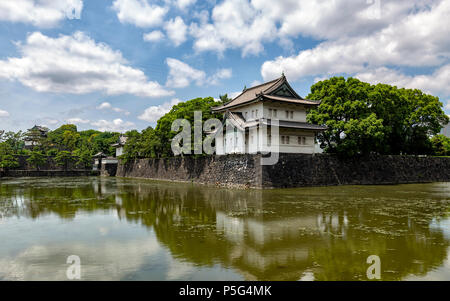 Tokyo Imperal Palace a Cental Tokyo, Asia Foto Stock