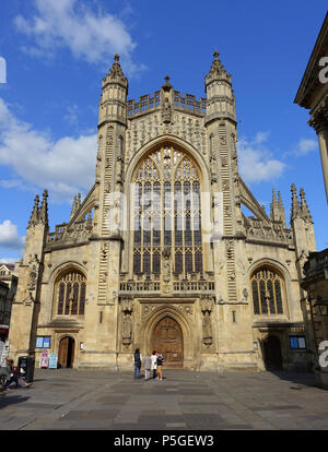 N/A. Inglese: Abbazia di Bath - Bagno, Inghilterra. 24 maggio 2016, 12:26:12. Daderot 176 Abbazia di Bath - Bagno, Inghilterra - DSC09914 Foto Stock