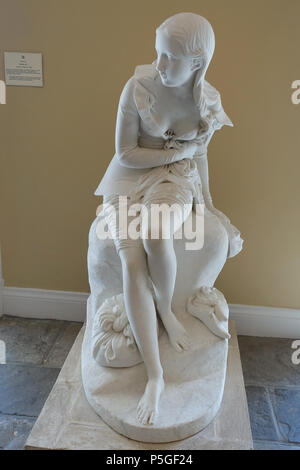 N/A. Inglese: la scultura a Bowood House - Wiltshire, Inghilterra. 26 maggio 2016, 08:34:34. Daderot 467 Dorothea da John Bell, 1844, marmo, vista 1 - Bowood House - Wiltshire, Inghilterra - DSC00703 Foto Stock