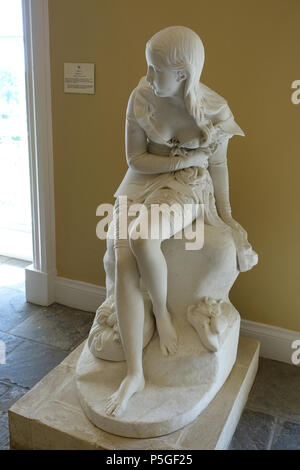 N/A. Inglese: la scultura a Bowood House - Wiltshire, Inghilterra. 26 maggio 2016, 08:34:43. Daderot 467 Dorothea da John Bell, 1844, marmo, vista 2 - Bowood House - Wiltshire, Inghilterra - DSC00705 Foto Stock