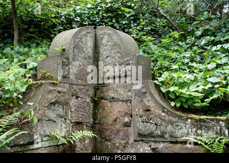 N/A. Inglese: Cina - Biddulph Grange giardino - Staffordshire, Inghilterra. 11 giugno 2016, 08:03:32. Daderot 441 dettaglio - Biddulph Grange giardino - Staffordshire, Inghilterra - DSC09414 Foto Stock