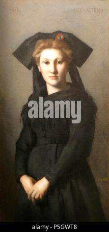 N/A. Elle frequentare, huile sur toile par Jean-Jacques Hennerici, 1871. Hauteur 60 cm - Largeur 30 cm. Musée de l'Armée : Esposizione France-Allemagnes(s), 1870-1871, la guerre, la commune, les M oires. 13 avril-30 juillet 2017. Prêt du Musée National Jean-Jacques Hennerici, Parigi. 1871. Jean-Jacques Hennerici (1829-1905) Descrizione pittore francese Data di nascita e morte 15 Marzo 1829 23 Luglio 1905 Luogo di nascita e morte Dorach Paris Opera Parigi posizione competente controllo : Q665818 VIAF:66503566 ISNI:0000 0000 7689 8452 ULAN:500026774 LCCN:N85002180 Aprire Libreria:OL925819A WorldCat 506 Elle partecipare, Foto Stock