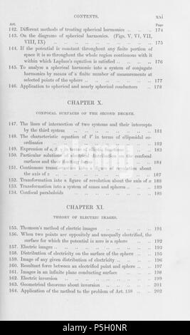 N/A. Questa è una scansione di un sito di 'un trattato su elettricità e magnetismo Volume I", pubblicato da James Clerk Maxwell. Egli è morto a novembre 5th, 1879 a Cambridge, ciò che rende le sue pubblicazioni . 1879. James Clerk Maxwell (1831-1879) nomi alternativi descrizione Maxwell fisico scozzese, matematico, ingegnere e inventore, fotografo e docente universitario Data di nascita e morte 13 Giugno 1831 5 Novembre 1879 Luogo di nascita e morte Edimburgo Cambridge sede di lavoro Aberdeen; Cambridge competente controllo : Q9095 VIAF:64037507 ISNI:0000 0001 2136 4370 LCCN:N79089636 NLA:35336156 Foto Stock