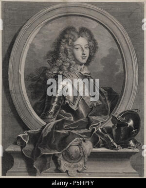 N/A. Inglese: Incisi ritratto di Luigi duca di Borgogna (1682-1712) . dal 1711 fino al 1712. N/A 21 Louis, duca di Borgogna - Drevet 1711-1712 Foto Stock