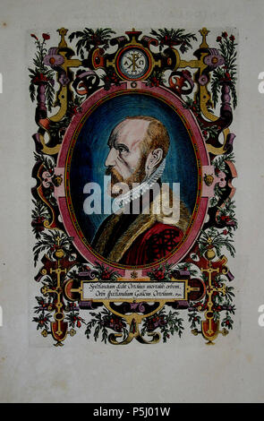 N/A. Abraham Ortelius (1527-1598), all'età di circa 50. Egli fu autore di il Theatrum Orbis Terrarum. Ammenda Handcolor formato carta 465 x 295 mm . 1579. Abraham Ortelius (1527-1598) nomi alternativi Ortels, Oertel, Orthellius, Wortels Descrizione Belgian-Flemish cartografo e storico della data di nascita e morte 14 Aprile 1527 28 Giugno 1598 Luogo di nascita e morte Anversa Anversa posizione di lavoro autorità di Anversa controllo : Q232916 VIAF:32104723 ISNI:0000 0001 0856 4124 ULAN:500011462 LCCN:N50002381 NLA:35401660 WorldCat 54 Abraham Ortelius colore Foto Stock
