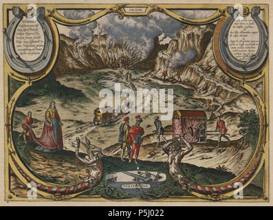 N/A. Italiano: Abraham Ortelius, "Theatrum urbium" (1657) - Veduta della Solfatara di Pozzuoli. 1657. Abraham Ortelius (1527-1598) nomi alternativi Ortels, Oertel, Orthellius, Wortels Descrizione Belgian-Flemish cartografo e storico della data di nascita e morte 14 Aprile 1527 28 Giugno 1598 Luogo di nascita e morte Anversa Anversa posizione di lavoro autorità di Anversa controllo : Q232916 VIAF:32104723 ISNI:0000 0001 0856 4124 ULAN:500011462 LCCN:N50002381 NLA:35401660 WorldCat 54 Abraham Ortelius - Solfatara Foto Stock